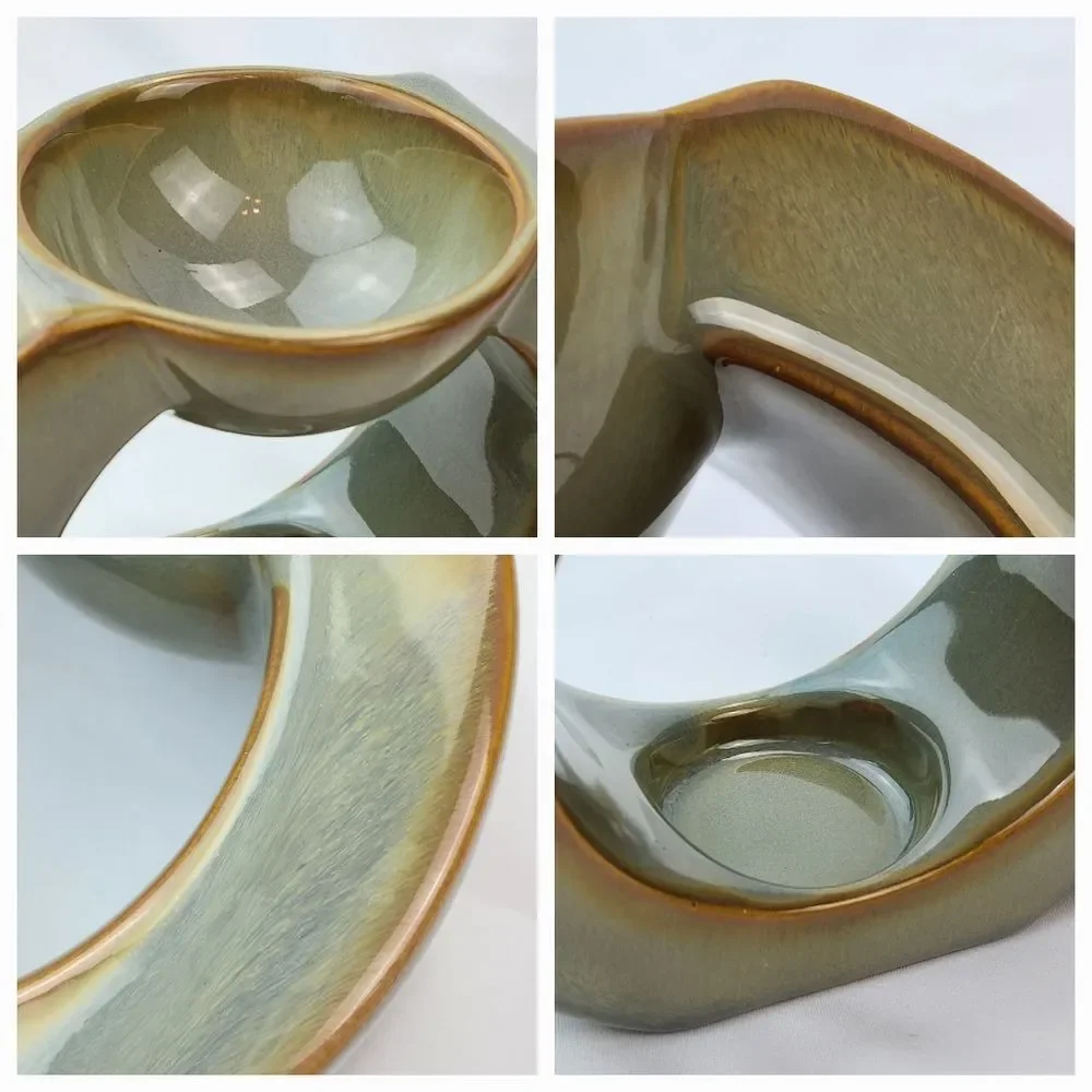 🩵PartyLite Olive Green Gaia Fragrance Warmer - Picture 10 of 11